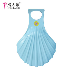 Luge à neige pour enfants Huataile, forme de coquille rose, 50 cm, matériau HDPE, pour le plaisir hivernal en plein air - Product Image 4