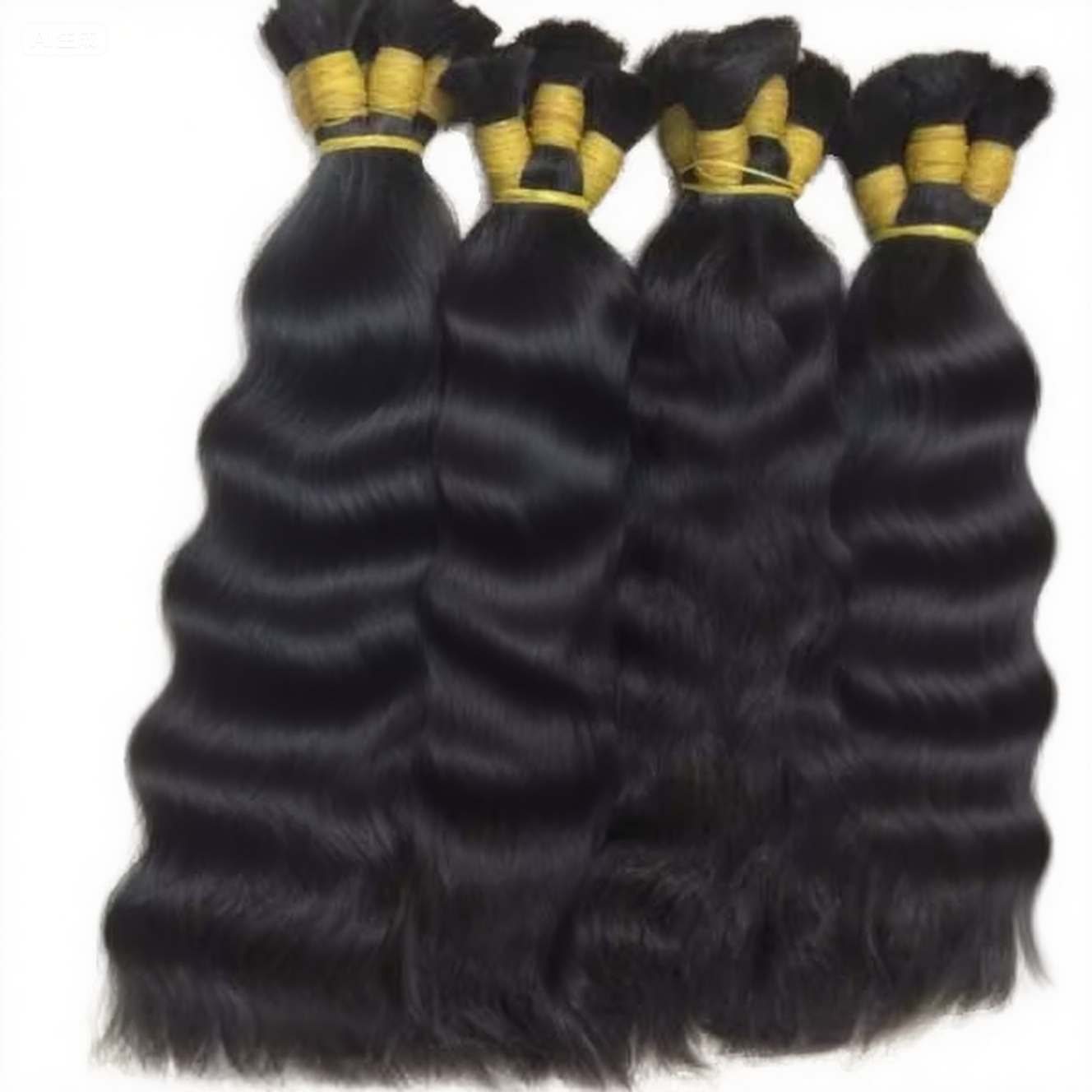 Wholesale Cheap Remy Hair Bundles Human Hair Extension Crochet Wet Wave Braiding Bulk for Braids