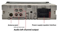 Reproductor MP3 para Auto con Bluetooth 7388 de Alta Potencia, 4 RCA, Retroiluminación RGB de 7 Colores, Doble USB, Pantalla LCD