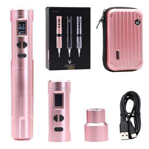 Biomaser Tattoo Supplies K6003 Máquina inalámbrica Pluma Pistola <span class=keywords><strong>de</strong></span> tatuaje Máquina <span class=keywords><strong>de</strong></span> dermografo <span class=keywords><strong>de</strong></span> maquillaje permanente inalámbrica - Product Image 1