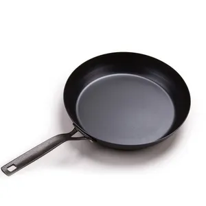 Best Price Cookware Stainless Steel non Stick Carbon Steel Skillet Riveted handle Frying Pan