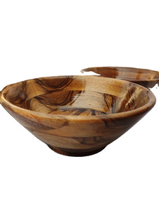 ไม้อะคาเซียไม้อาหารค่ำชุดไม้ชามและช้อนและแก้วเป็นมิตรกับสิ่งแวดล้อมคุณภาพสูงทำด้วยมือไม้สำหรับโรงแรมและร้านอาหาร - Product Image 4