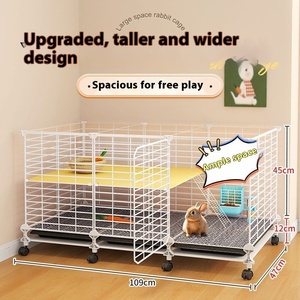 <span class=keywords><strong>Cage</strong></span> domestique double couche extra-large automatique pour le nettoyage du fumier de porc <span class=keywords><strong>nain</strong></span> hollandais, intérieur spécial à deux couches - Product Image 2