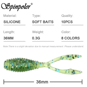 <span class=keywords><strong>Leurre</strong></span> souple en PVC Spinpoler <span class=keywords><strong>Finesse</strong></span> 36 mm pour brochet et bar - Matériel de pêche en eau douce - Product Image 2