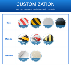 Protecteur de coin de bord de mur de <span class=keywords><strong>garage</strong></span> anti-rayures pare-chocs en mousse de caoutchouc pour l'aide au stationnement automobile - Product Image 6
