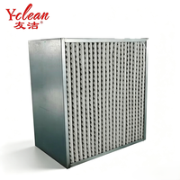 Penggantian Filter Hepa Cleanroom HVAC, Filter Udara Hepa Lipat Terpisah, Filter Hepa H13, Filter Hepa Lipat Fiberglass