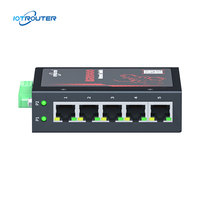 Switch Ethernet Industri Tanpa Manajemen 5-Port Gigabit Kelas DIN-Rail