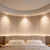 Foco LED COB AR111 de 20W 25W con Carcasa de Aluminio Fundido a Presión Plateada, Sin Parpadeo, Apto para Sala de Estar y Salón de Exposiciones