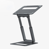 Support universel réglable pour ordinateur portable en alliage d'aluminium robuste, compatible avec les ordinateurs portables jusqu'à 17 pouces