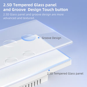 أفاتو توتو حجم 1/<span class=keywords><strong>2</strong></span>/عصابة المنزل الذكي التطبيق التحكم عن بعد ضوء صوت الزجاج المقسى تعمل باللمس لاسلكية واي فاي التبديل - Product Image 2
