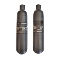 Bouteille de gaz haute pression Alsafe 300 bar 480cc Cylindre en fibre de carbone