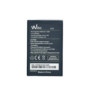 Vente directe d'usine Vic <span class=keywords><strong>WIKO</strong></span> Mobile 3702 cartes d'alimentation suffisantes pour remplacer les batteries de grande capacité 2000mAh - Product Image 1