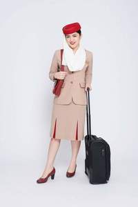 ปรับแต่งชุดยูนิฟอร์มพนักงานต้อนรับบนเครื่องบินคุณภาพสูงของสายการบินเอมิเรตส์สำหรับพนักงานหญิงทั่วโลก - Product Image 4