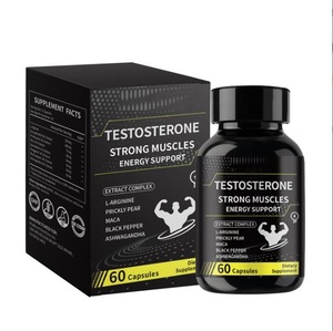 Agrandisseur masculin d'usine épaissir plus grande croissance élargissement de la racine d'Ashwagandha 60 Capsules d'amélioration masculine pour hommes - Product Image 1