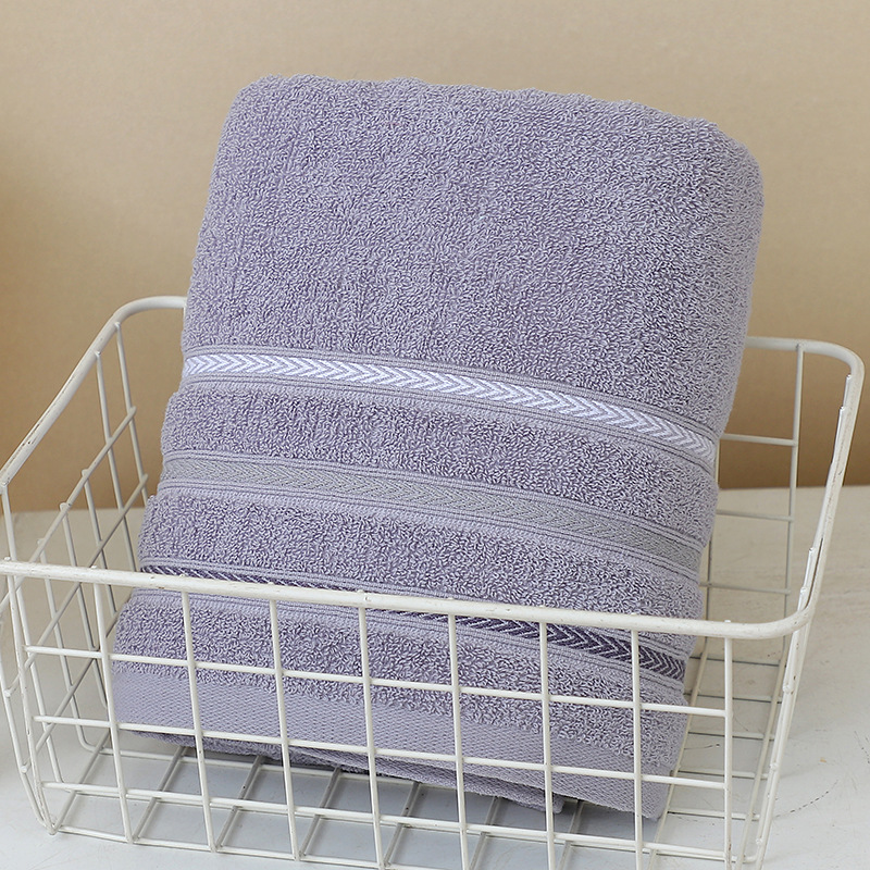 gray bath towel for human body