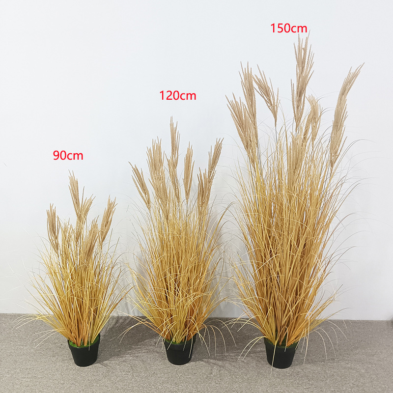 Simulated yellow autumn whisk