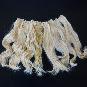 Perruque en cheveux humains brésiliens d'origine la plus populaire avec attache pré-collée, style noir 1b, pointes à cheveux simples - Product Image 2