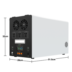 Station d'alimentation portable 3000W Générateur <span class=keywords><strong>solaire</strong></span> pour la maison, le <span class=keywords><strong>camping</strong></span> en plein air <span class=keywords><strong>1000W</strong></span> 2000W 3000W Sauvegarde d'urgence Onde sinusoïdale pure Voiture - Product Image 3