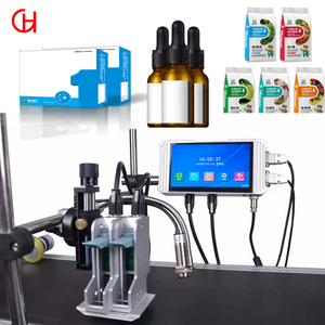 เครื่องพิมพ์อิงค์เจ็ท TIJ ออนไลน์ไฟฟ้าอัตโนมัติเต็มรูปแบบ ผลิตภาพผลผลิตสูง สำหรับพลาสติก โลหะ แก้ว ไม้ พร้อมหัวพิมพ์หลายหัว - Product Image 1