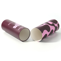 Tubes d'expédition de luxe biodégradables personnalisables et récupérables pour perruques, tubes en papier, boîtes cylindriques en papier, emballages pour salons de coiffure, vente en gros
