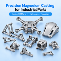 Pièces moulées sous pression en alliage de magnésium sur mesure, usinage CNC, composants métalliques de précision, service de fabrication OEM