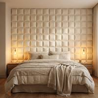 Panneaux acoustiques géométriques 3D de couleur personnalisée, décoratifs et artistiques, en feutre PET absorbant le son, pour les murs de bureau