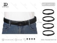 Cinturón de Cuero Genuino para Hombre con Hebilla Automática de 4.0cm y 125cm, Estilo Casual - Product Image 1