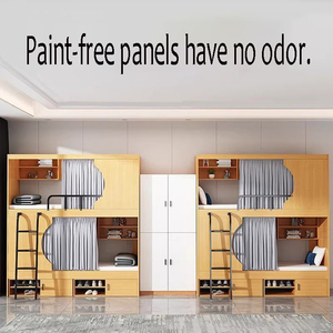 Двухэтажная космическая двухъярусная кровать, студенческое общежитие, взрослый отель, гостевой дом, Молодежная кровать общежития - Product Image 5