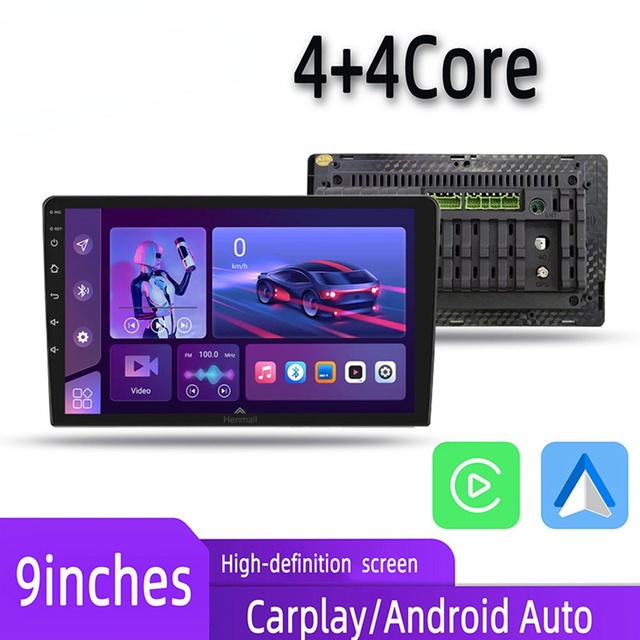 Wholesale 9 Inch 2 Din Carplay Radio Android Auto Wireless Car Stereo GPS Navigation BT WiFi USB Aux Multimedia Receiver