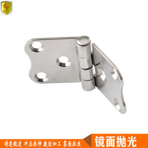 Petite charnière de porte de placard en acier inoxydable, à montage libre, 76*38, pour boîte de chambre, fenêtre, porte - Product Image 2