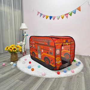Carpa de Juego Infantil con Forma de Coche de Policía, Azul, Plegable, para Interiores y Exteriores, Juguete de Simulación para Niños de 2 a 6 Años - Product Image 2