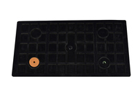 Tapis de golf miniature YGT A60 pour l'intérieur et l'extérieur, gazon artificiel avec trous de tee en caoutchouc pour l'entraînement