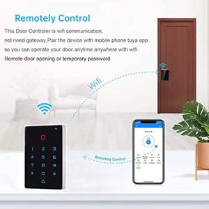 Bán buôn tuya Wifi điện tử ngoài trời khóa-không thấm nước, với dấu vân tay, mật khẩu & RFID Bàn phím Door Opener - Product Image 2