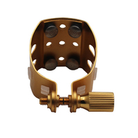 Eastern Music Alto Saxophone E Flat Winslow Style Gold Ligature Saxophone Reed Clip Metal Ligature