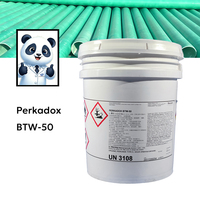 Pâte BPO Perkadox BTW-50-50%, sans phtalates, pâte BPO privilégiée pour les résines de polyester insaturé et d'éster de vinyle