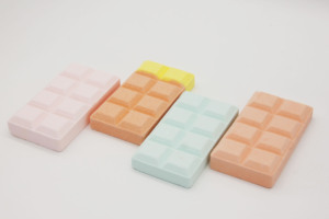 Boule de bain blanchissante pour la peau avec logo personnalisé Ingrédients biologiques naturels Mini gâteau <span class=keywords><strong>Bombe</strong></span> de bain Barre de chocolat gaufrée - Product Image 5