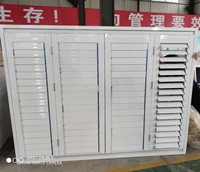 Fenêtre pliante en alliage d'aluminium avec stores intégrés, double vitrage, insonorisation, isolation thermique, pliage en deux, norme énergétique européenne