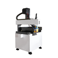 Mini 6090 bureau fer métal CNC fraiseuse pour aluminium laiton acier inoxydable