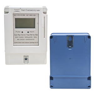 Guangdong Magnesium Special Smart IC Card Electricity Meter Single Phase 220V 10(40)A LCD Display Prepaid Home Use - Product Image 1