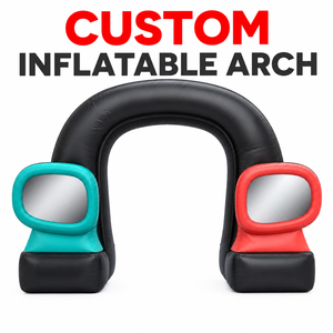 Arche gonflable personnalisée en forme d'écouteurs, style musical, pour la publicité intérieure et extérieure, la décoration, les festivals et les événements. - Product Image 1