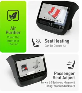 Tesla modeli 3 veya Model Y için 7 inç multimedya Android ekran araba arka koltuk eğlence Video oynatıcı arka klima paneli - Product Image 6