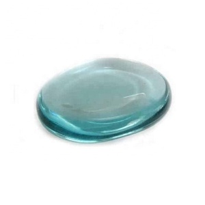 Crystal Thumb Aqua Obsidian Curación natural 35x45.mm Worry Pocket Stone Crystal Thumb Gemstone Crystal Masaje Chakra Mayorista - Product Image 1