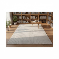 Tapis en fausse fourrure 3D à motif jacquard, tapis moderne en polyester pour la maison, pour le salon, la salle à manger, le bureau, l'hôtel, la chambre à coucher, la cuisine