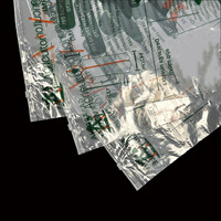 Sac refermable transparent en PE avec avertissement anti-suffocation pour l'emballage de vêtements (chaussettes), surface gaufrée