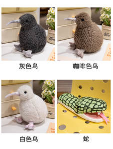 ตุ๊กตานกปากยาวน่ารักแปลกตา ตุ๊กตานกจำลองแปลกใหม่ ตุ๊กตานกขนปุยน่ารักแปลกตา ของขวัญขนาดใหญ่ - Product Image 2