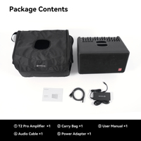 Musiccube T2 Pro 480W Sistema PA Alimentato a Batteria con Picco di Potenza, Amplificatore per Chitarra Karaoke a 5 Canali per Spettacoli dal Vivo e Performance di Strada