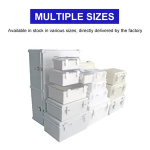 SZOMK Wholesale OEM ODM Customized ABS Outdoor IP65 Waterproof Distribution Box Hinged Cover Enclosure Junction Box