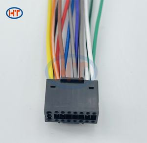 <span class=keywords><strong>JVC</strong></span> <span class=keywords><strong>Lecteur</strong></span> <span class=keywords><strong>CD</strong></span> 16p Signal d'alimentation Câble de queue HT-J-1 Hanming Coque en plastique noir Connexion audio-vidéo Isolation en PVC sans panneau latéral - Product Image 3