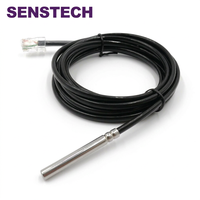 Connecteur R11 R12, câble TPE résistant à la chaleur à 3 fils, 2,3 m, capteur de température numérique étanche DS18B20