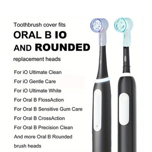 Fundas Protectoras Antipolvo para Cepillos de Dientes, Sin Perfume, Compatibles con Cabezales de Repuesto y Protectores de Cabezal para Cepillos de Dientes Eléctricos Serie <span class=keywords><strong>iO</strong></span> - Product Image 4
